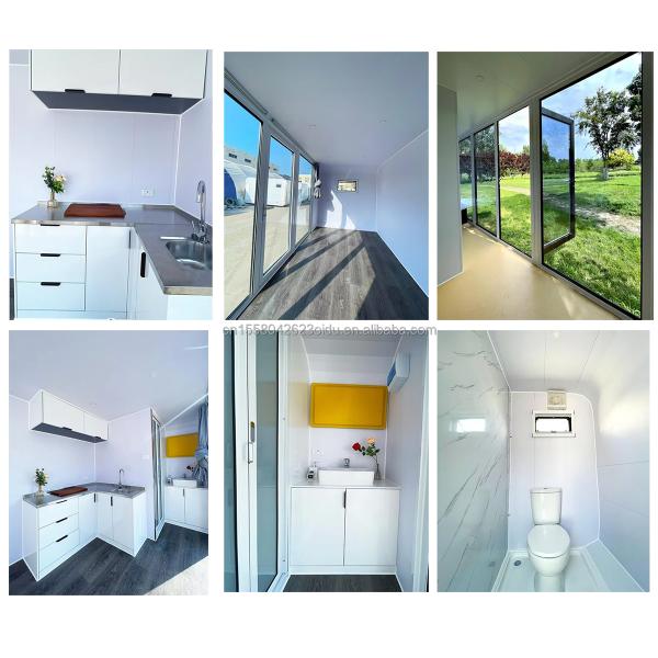 Galvanized Steel Square Tubes Customizable Space Capsule House for Large Space and Moveable Prefabricated Apple House