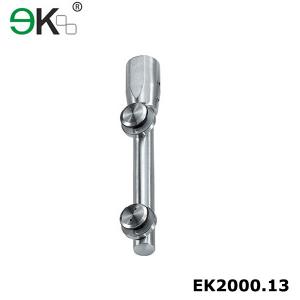 China Stainless steel swing door shower top pivot adjustable glass door pivot hinge-EK2000.13 on sale