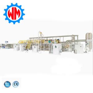 China Advanced Panty Liner Machine High Efficiency CE Underpad Making Machine on sale