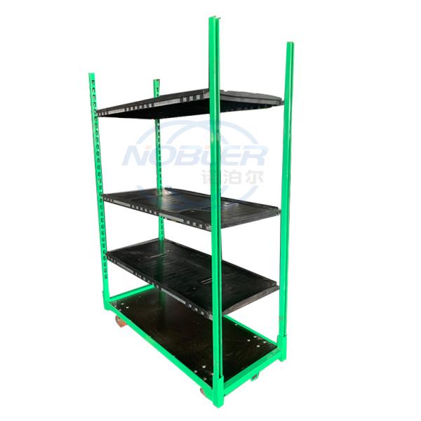 Quality Modern Style 4 Wheels Danish Flower Trolley Easy Assembly L*W*H 135*56.5*190cm for sale