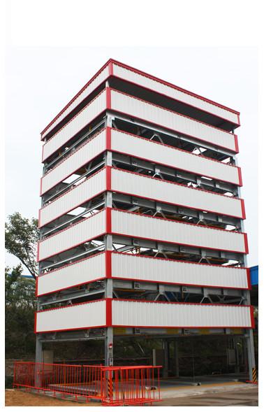 Quality PSH7 Puzzle Car Parking System Solutions 7 Levels Multi Column for sale