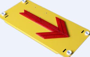 Waterproof Red Light Collapsible LED Arrow Board