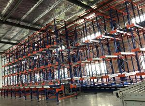 Heavy Duty Automatic Radio Pallet Rack Mobile Shuttle Rack System