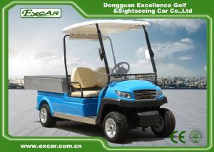 China Blue M1H2 Electric Utility Carts Transport Golf Utility Cart With Graziano Axle on sale