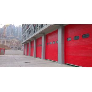 Mall Steel Construction Insulated Sectional Doors With Polyurethane Foam