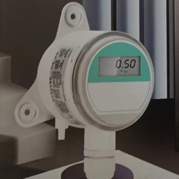 Quality ABS Housing Differential Pressure Gauge LCD Differential Pressure Flow Transmitter for sale