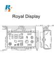 Transparent TN Air Conditioner Lcd Display Screen With White Led Backlight