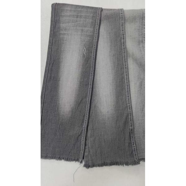 Light weight 6.8oz BLACK/WHITE with full width 69/71" No Stretch Denim fabric JSD2035B for wholesale denim fabric