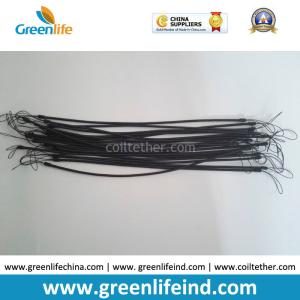 Wholesale TPU Cord 1.2MM Unextended Length 30CM Black Nylon String 5CM Height on Two Ends Stop-drop Coil Lanyards from china suppliers