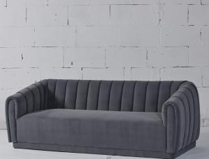 China Event Lounge Furniture Living Room Sofa Set With Velvet on sale