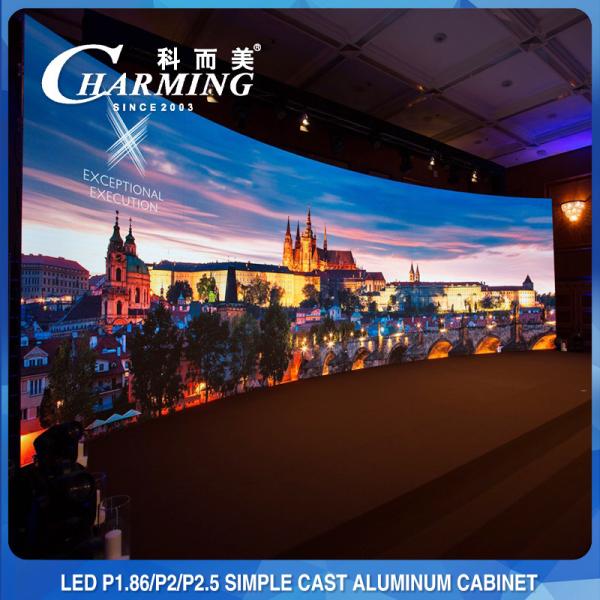 Quality Indoor P1.86 P2.5 P2 LED Screen Display Practical Anti Collision for sale