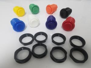 Wholesale 28mm drilling hole Arcade concave Push Button with built in switch from china suppliers