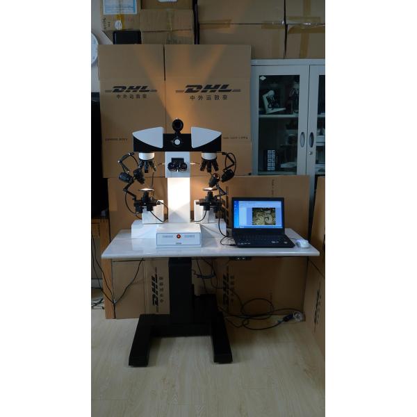 Motorized Digital Forensic Comparison Microscope with High Resolution CCD Camera and LED Illumination for Laboratory Research