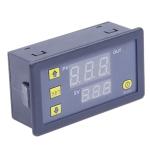 24v Thermostat 10a Digital Led Dual Display Cycle Delay Timer Relay 0-999hours