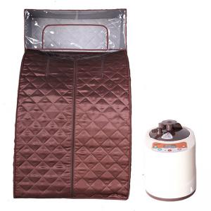 Wholesale 2L Small Portable Home Steam Sauna Set ROHS Certificate With Head Cover from china suppliers
