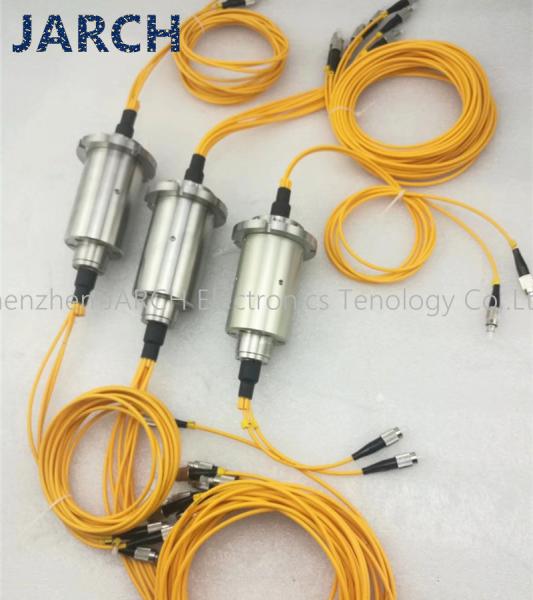 IP68 Miniature Electrical Rotary Joint Mult - Channel 23dBm Optical Power