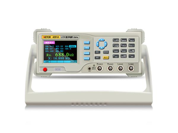 Quality 4091A RS232 Interface 10 KHZ LCR Digital Bridge With Kelvin Clamp for sale