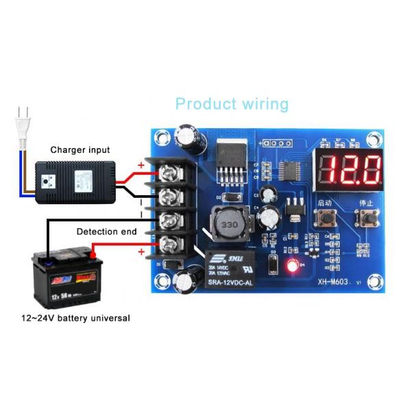 XH-M603 Battery Charger Protection Board 12-24V 18650 Battery Charger Circuit Board