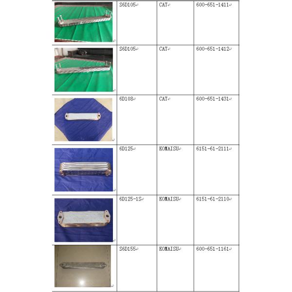 Diesel engine parts DE08 Oil Cooler Cover/ Oil Cooler Core Warranty 1year