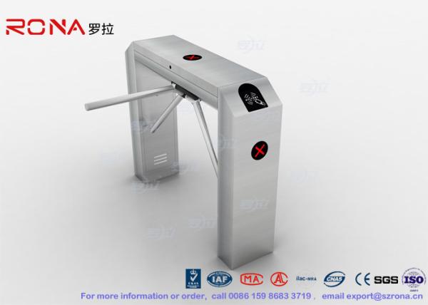 Quality Public Areas Tripod Barrier Gate , Turnstile Entry Systems Semi Automatic Access Control for sale