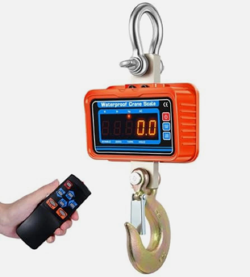 Calibrate Digital Crane Weighing Scale 500Kg 1000Kg Heavy Duty Hanging Scale