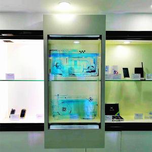 China Remote Control Transparent LCD Display Box Flexible Size And Customization on sale