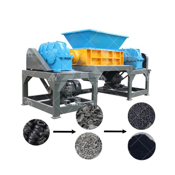 China Tire Recycling Line Machine Tyre Chips Scrap Shredder
