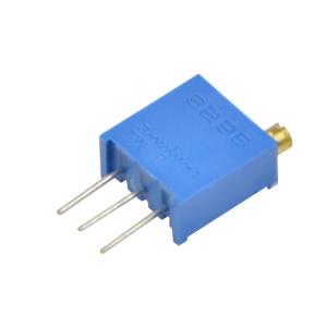 China Top Adjust Multi Turn Trimmer Potentiometer , 3296W Variable Resistor Potentiometer on sale
