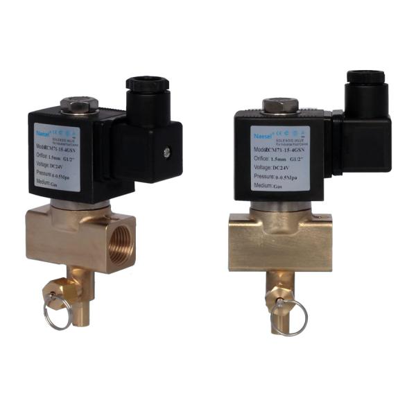 Quick Shut Off Gas Solenoid Valve Normal Closed 1 / 2 " - 2 " Inch Size