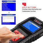 Red KONNWEI KW850 Auto Diagnostic Tool Obd2 2.8 Inch LCD Color Screen