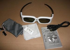 Wholesale Active Shutter 3D Glasses With DLP Link / 3D Ready DLP Projector Glasses from china suppliers