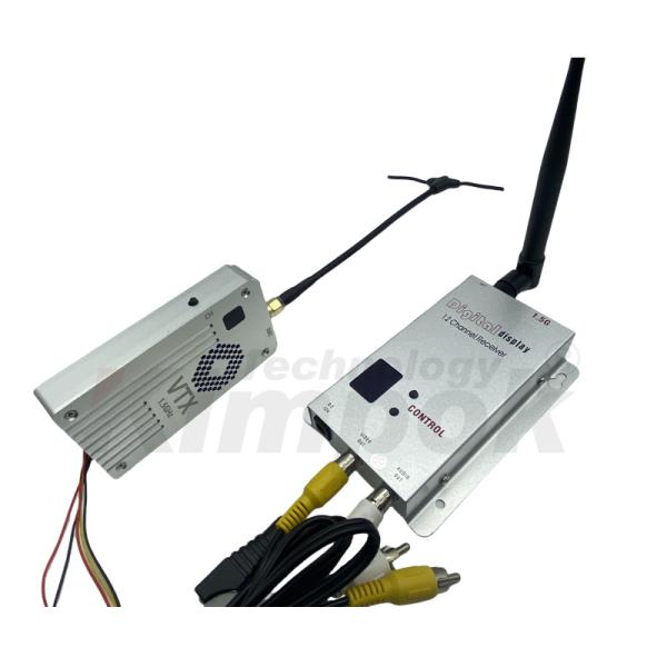 1.5G 5W VTX VRX 1505M-1680M Video Transmitter and Receiver High Power Image Transmission 1.5G VTX