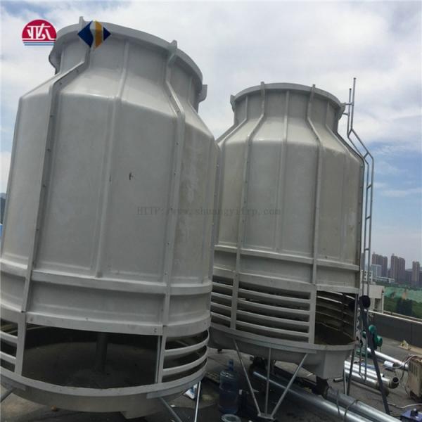 High Capacity Heavy Duty 50t FRP Round Shape Counter Flow Cooling Tower for Industrial