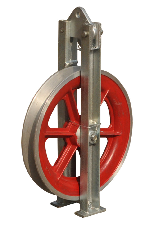 Stringing Block Transmission Line Stringing Tools Single Aluminum Conductor Pulley