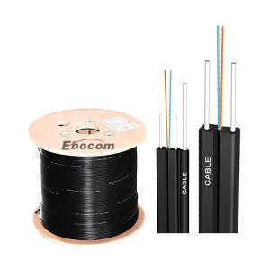 China 1-4 cores LSZH Jacket FTTH Drop Cable Waterproof Outdoor Installation on sale