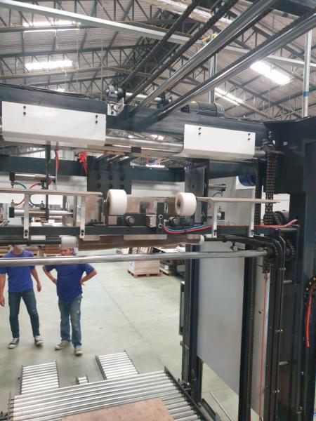 Quality Laminator Inlined Pile Stacker 1650mm*1650mm Automatic Stacking Machine for sale