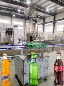Wholesale 1000BPH Linear Carbonated Drink Filling Machine , Glass Bottle Filler from china suppliers