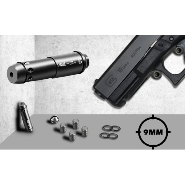 Green 650nm Laser Training Cartridge 9MM Caliber For Dry Fire Training