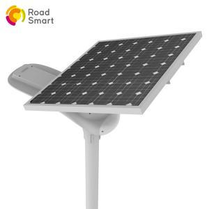 Energy Saving Solar Lighting System With 50W Mono Panel Angle Adjustable