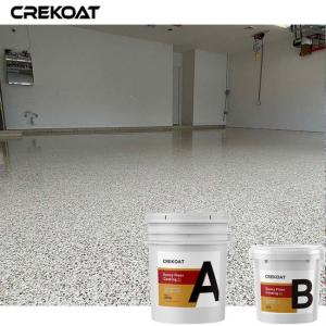 Wholesale Flake Broadcast System Epoxy Resin Floor Coating Standard Solid Colors Topcoat from china suppliers