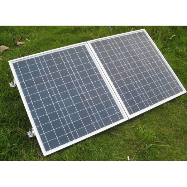 Blue Folding Solar Panels , 120 Watt Portable Solar Panel Efficient Sunlight Absorber