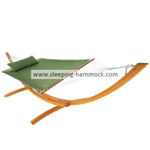 Wholesale Decorative Mold Resistant Olefin Hammock , Outdoor Patio Garden Hammock On Frame from china suppliers