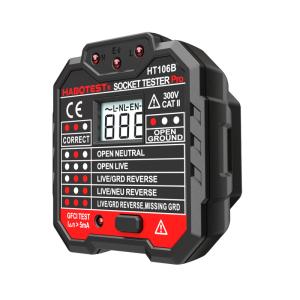 Wholesale High Accuracy Plug Socket Tester 110V 220V GFCI RCD Socket Tester With LCD Display from china suppliers