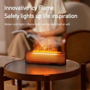 Lava Rainbow Flame Aroma Diffuser USB Powered Home Atmosphere Light