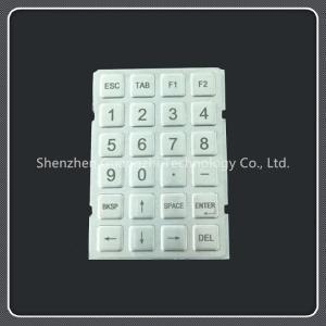 Industrial Custom Keyboard Pad 24 Keys Type For Access Control Metal Panel