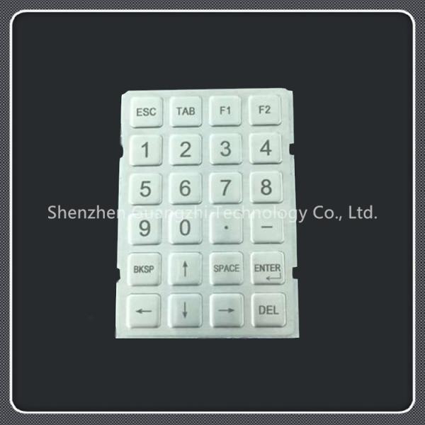 Quality Industrial Custom Keyboard Pad 24 Keys Type For Access Control Metal Panel for sale