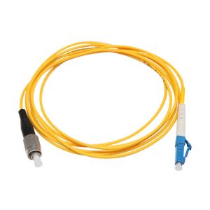Wholesale Yellow Jacket LC UPC To FC UPC Patch Cord Singlemode Simplex G657A1 LSZH 2.0mm from china suppliers