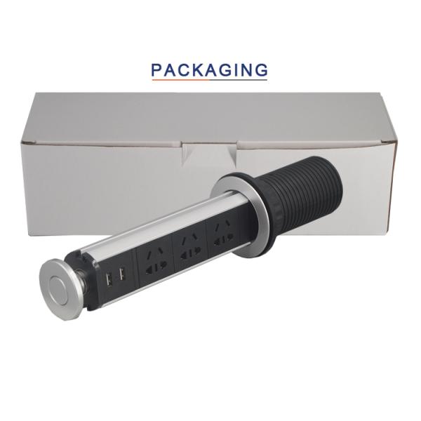 Electric Plugs and Socket for Kitchen Worktop/Tabletop Connection Box