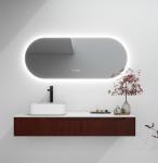 Lighting Defogging Touch Function LED Bathroom Mirror with Magnifying Feature