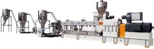 Wholesale 600r Co Rotating Parallel Triple Screw Extruder from china suppliers